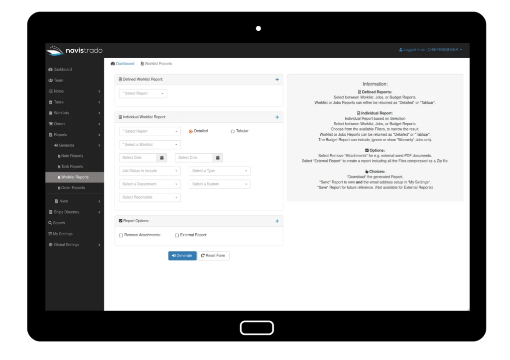 Report Section