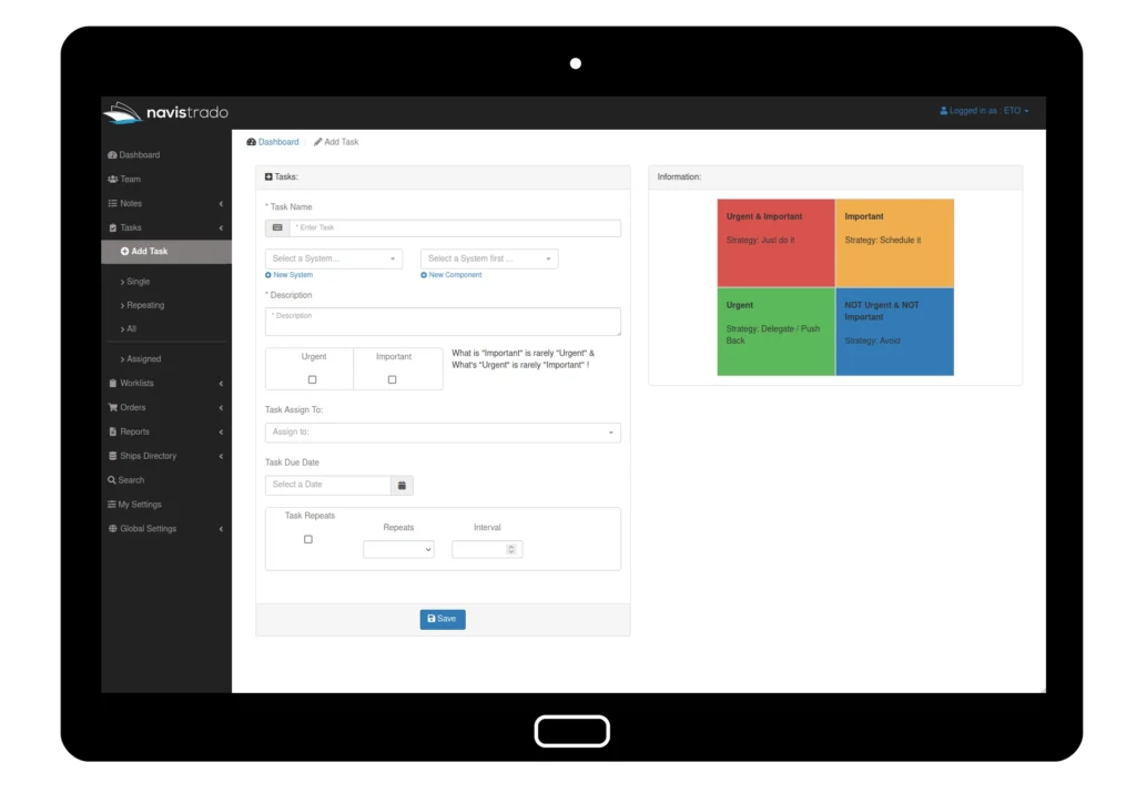 Adding Tasks